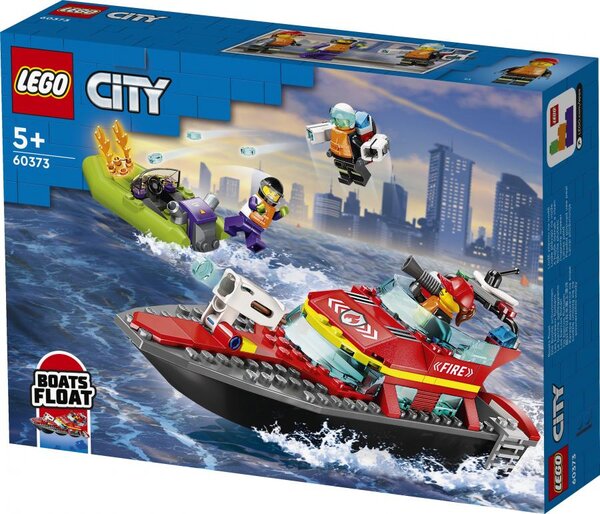 60373 Le bateau de sauvetage des pompiers ® City