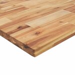 vidaXL Établi 80x60x(73-99 5) cm bois de chêne massif rectangulaire