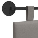 vidaXL Tête de lit suspendue Tissu