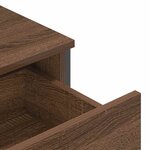 vidaXL Buffet chêne marron 79 5x35 5x74 5 cm bois d'ingénierie