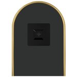 vidaXL Miroir mural Doré 40x15 cm Ovale