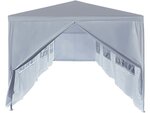 Tente de réception "carolina 9" - 24.39 m² - 3 x 9 m - blanc