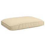 vidaXL Set de coussins de palette 2 Pièces Beige 120 x 80 x 12 cm