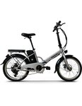 Wegoboard - vélo citybike + 1 batterie supplémentaire (jusqu'à 100 km d'autonomie) - argent