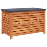 vidaXL Boîte de rangement de jardin 60x50x55 cm bois d'eucalyptus