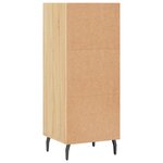 vidaXL Buffet chêne sonoma 34 5x32 5x90 cm bois d'ingénierie