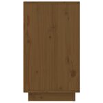 vidaXL Armoire à chaussures Marron miel 110x34x61cm Bois de pin massif