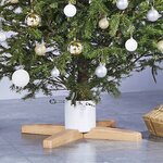 vidaXL Support de sapin de Noël 55x55x15 5 cm