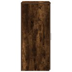 vidaXL Armoire de rangement chêne fumé 50x45x103 5cm bois d'ingénierie