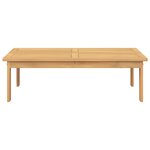 vidaXL Table de jardin 100x60x30 cm bois d'acacia solide