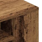 vidaXL Meuble TV Marron 100 x 30 x 26 5 cm Bois d'ingénierie