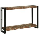 vidaXL Table console 120 x 33 x 75 cm bois de récupération massif