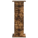 vidaXL Support de Plante 2 pc Chêne fumé 30 5 x 30 x 80 5 cm