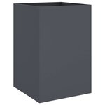 vidaXL Jardinière anthracite 52x48x75 cm acier laminé à froid
