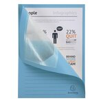 Paquet de 100 chemises à fenetre Forever - 22x31cm - Bleu clair EXACOMPTA