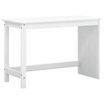 vidaXL Ensemble bureau et cabinet roulant MOSS 2 Pièces Blanc