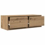 vidaXL Meuble TV 2 Pièces chêne artisanal 80x31x25 5 cm bois d'ingénierie