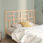 vidaXL Tête de lit 156x4x104 cm Bois massif de pin