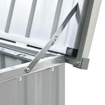 vidaXL Boîte de rangement de jardin Gris 171x99x93 cm