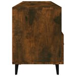 vidaXL Meuble TV Chêne fumé 102x35x50 cm Bois d'ingénierie