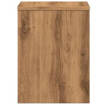 vidaXL Tables de chevet 2 Pièces chêne artisanal bois d'ingénierie