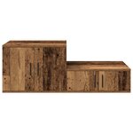 armoire de rangement en bois vieilli vidaXL 108x41x40 cm en bois d'ingénierie