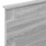 vidaXL Tête de lit Gris Sonoma 90 cm Bois d'ingénierie