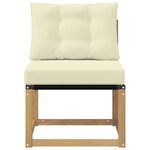 vidaXL Sofa de milieu extérieur