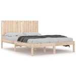 vidaXL Cadre de lit sans matelas 160x200 cm bois massif de pin
