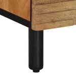 vidaXL Buffets 2 Pièces marron 60x33x75 cm bois massif de manguier
