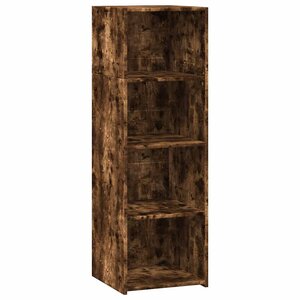 vidaXL Buffet chêne fumé 40x41x124 cm bois d'ingénierie