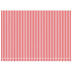 vidaXL Tissu de remplacement pour auvent rayures rouges et blanches