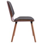 Vidaxl chaises à manger lot de 2 gris tissu