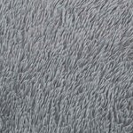 vidaXL Tapis shaggy à poils longs NAVARRA gris argenté 160x230 cm