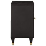 vidaXL Armoire lavabo de salle de bain bois massif de manguier