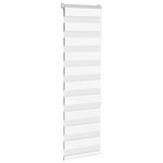 vidaXL Store zèbre blanc 45x150 cm largeur du tissu 40 9 cm polyester