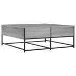vidaXL Table basse sonoma gris 100x99x40 cm bois d'ingénierie