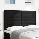 vidaXL Tête de lit avec tête de lit Noir 144 cm Cuir synthétique