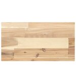 vidaXL Étagères flottantes 4 Pièces 40x20x4 cm acacia massif non traité