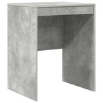 vidaXL Bureau avec tiroir avec étagère avec stockage 2 Pièces Gris béton