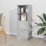 vidaXL Buffet haut gris béton 36x35 5x103 5 cm bois d'ingénierie