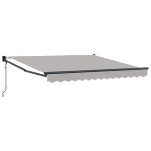 vidaXL Auvent Gris clair 300 x 250 x 165 cm Polyester