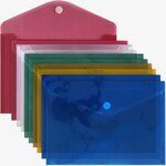 ACROPAQ 10 Pochettes Porte -Documents A4 avec Scratch- Restez Organisé avec Style