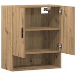 vidaXL Armoire murale chêne artisanal 60x31x70 cm bois d'ingénierie