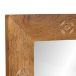 vidaXL Ensemble de mobilier de salle de bain avec étagère 2 Pièces Marron