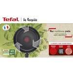 TEFAL G2873002 La Recyclée casserole 20cm, 100% Aluminium recyclé, revetement anti-adhésif, tous feux dont induction