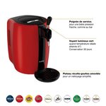 SEB VB310510 - Tireuse a biere Beertender - Compatible fûts 5 L - Noir / Rouge