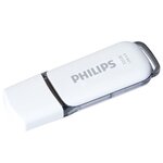 Philips clé usb 3.0 snow 32 go blanc et gris