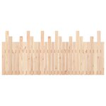 vidaXL Tête de lit murale 185x3x80 cm Bois massif de pin