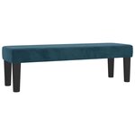 vidaXL Sommier à lattes de lit et matelas Bleu foncé 200x200cm Velours
